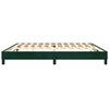vidaXL Boxspring bed 200x200 cm fluweel donkergroen