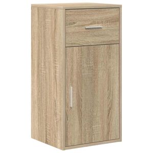 vidaXL Dressoir met lade Sonoma Eiken 38 x 34 x 75 cm