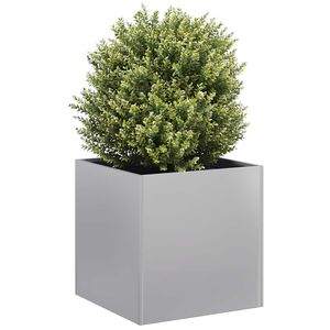 vidaXL Plantenbak 40x40x40 cm gegalvaniseerd staal