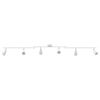 vidaXL Plafondspot met schijnwerpers Wit 176,5 x 12,5 x 13,5 cm Metaal