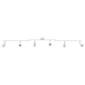 vidaXL Plafondspot met schijnwerpers Wit 176,5 x 12,5 x 13,5 cm Metaal