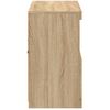 vidaXL Dressoir met LED-verlichting 81x37x67 cm sonoma eikenkleurig