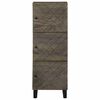vidaXL Hoge kast 40x33x110 cm massief mangohout zwart