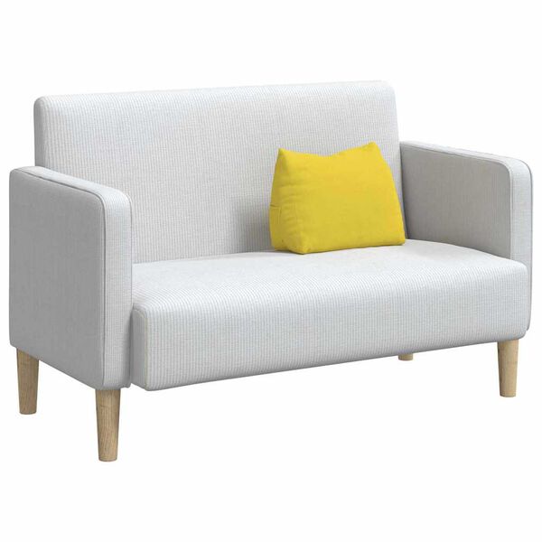 vidaXL Rugkussen Lichtgeel 45 x 20 x 35 cm Stof