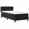 vidaXL Boxspringbed met matras Zwart 90 x 190 cm Fluweel