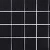 vidaXL Tuinstoelkussens 4 st ruitpatroon 40x40x4 cm stof zwart