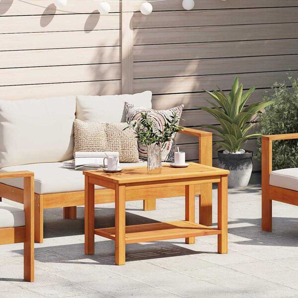 vidaXL Salontafel Bruin 70 x 40 x 45 cm Massief acaciahout