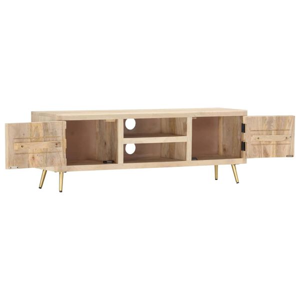 vidaXL Tv-meubel 120x30x40 cm massief mangohout