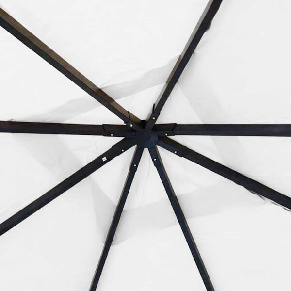 vidaXL Prieel 180 g/m&sup2; 4x4x3 m wit