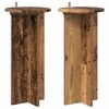 vidaXL Plantenstandaard 2 st Oud hout 29,5 x 29,5 x 60 cm Bewerkt hout
