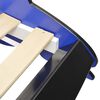 vidaXL Kinderbed raceauto met LED-verlichting blauw 90x200 cm