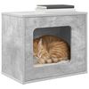 vidaXL Kattenhuis Beton 51 x 30 x 42,5 cm Bewerkt hout