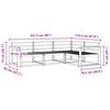 vidaXL Buiten bankenset 4 pcs Naturel Massief Acaciahout