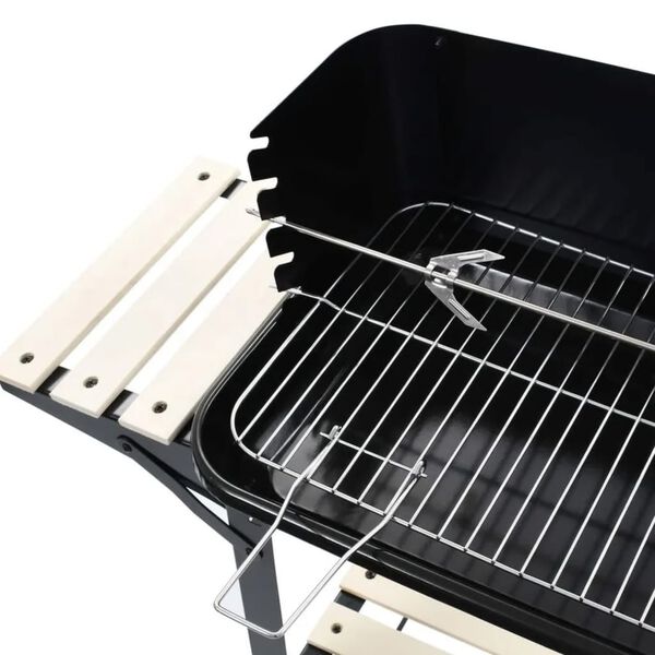 ProGarden Houtskoolbarbecue 86,5 cm zwart