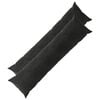 vidaXL Kussen met kussen HEERLEN 2 st Zwart fluweel