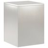 vidaXL Plantenstandaard zilver 30 x 30 x 40 cm Staal