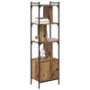 vidaXL Boekenkast Oud Hout 44,5 x 30 x 154,5 cm Bewerkt hout