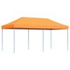 vidaXL Partytent inklapbaar pop-up 580x292x315 cm oranje