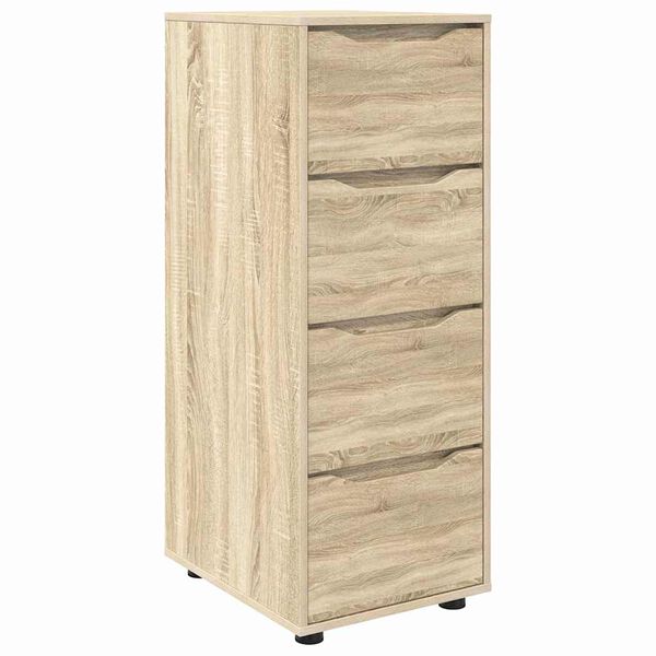 vidaXL Opbergkast Sonoma Eiken 40 x 48 x 105 cm Bewerkt hout