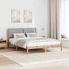 vidaXL Bedframe met hoofdeinde Bruin 160 x 200 cm Massief grenenhout