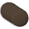 vidaXL Plaid kussen 6 st HEERLEN Taupe &Oslash; 60 cm Stof