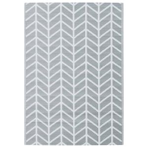 vidaXL Buitenkleed ARAKIL 160x230 cm PP grijs