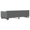 vidaXL Slaapbank met onderschuifbed 90x200 cm stof donkergrijs