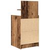 vidaXL Nachtkastjes met 2 lades 2 st 38x34x80 cm oud hout
