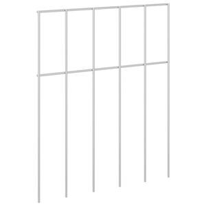 vidaXL Tuin schuttingpaneel 24 st 25 x 30 cm Gegalvaniseerd staal