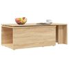 vidaXL Salontafel 150x50x35 cm bewerkt hout sonoma eikenkleurig