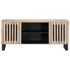 vidaXL Tv-meubel 105x34x46 cm massief mangohout wit