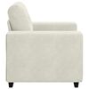 vidaXL Sofastoel Crème 60 cm Fluweel