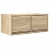 vidaXL TV-meubel 60x31x25,5 cm bewerkt hout sonoma eikenkleurig