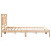 vidaXL Bedframe extra lang zonder matras massief hout 160x210 cm