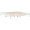 vidaXL Bedframe zonder matras massief grenenhout wit 200x200 cm