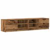vidaXL Tv-meubels 2 st 80x35x36,5 cm bewerkt hout oud houtkleurig