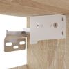 vidaXL Wandkast 34,5x32,5x90 cm bewerkt hout sonoma eikenkleurig