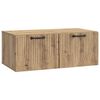 vidaXL Wandbeugel TV-kast 78,5 x 41 x 30 cm Artisanaal eiken