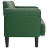 vidaXL Loveseat bank 109 cm corduroy stof donkergroen