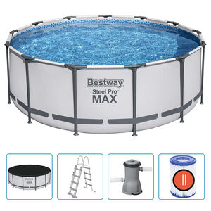 Bestway Zwembadset Steel Pro MAX rond 396x122 cm