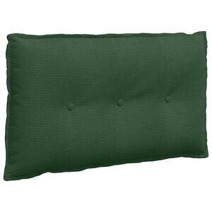 vidaXL Rugkussen Jungle Groen 80 x 50 cm Cordstof