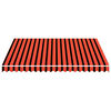 vidaXL Luifeldoek 3x2,5 m canvas oranje en bruin