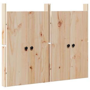 vidaXL Keukendeur MEPPEL 2 st Cr&egrave;me 50 x 9 x 82 cm Massief grenenhout
