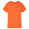Kindershirt 104 donkeroranje