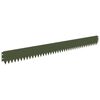 vidaXL Gazonrand 10 pcs 103 x 10 cm Staal Olijfgroen