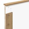 vidaXL Hoofdbord Artisan Eiken 75 cm Bewerkt hout