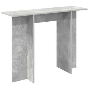 vidaXL Wandtafel Betongrijs 100 x 30 x 75 cm Bewerkt hout