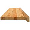 vidaXL Traptreden 12 st 110x25x2 cm massief eikenhout lichtbruin