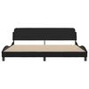 vidaXL Bedframe "Dover" kunstleer zwart 193x203 cm