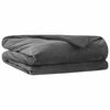 vidaXL Verzwaarde Dekens Antraciet 135 x 200 cm 6 kg 100% Katoen 205T